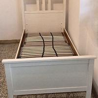 Comò + letto singolo bianchi seminuovi (IKEA) 