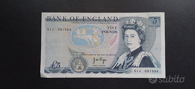 5 POUND Sterina Inglese