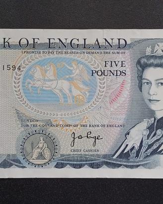 5 POUND Sterina Inglese
