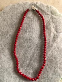 Collana in corallo di bambù