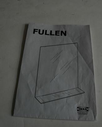 Fullen specchio con mensola in vetro Ikea