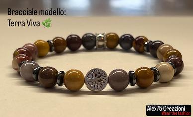 Bracciale artigianale modello: Terra Viva 🌿