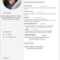 Barista/ baby sitter/ludoteche