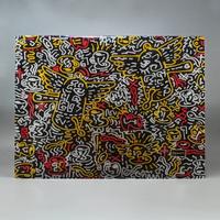 Vassoio Design KEITH HARING CAFE DES ARTS * Raro