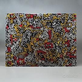 Vassoio Design KEITH HARING CAFE DES ARTS * Raro