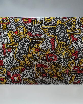Vassoio Design KEITH HARING CAFE DES ARTS * Raro