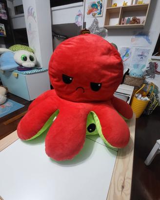 PELUCHE REVERSIBILE A FORMA DI POLPO