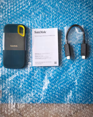 SANDISK Extreme 2TB SSD Esterno Portatile

