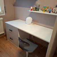 Letto singolo a soppalco ikea con scrivania