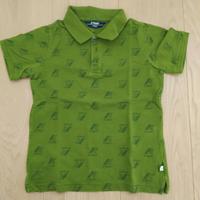 Polo K-WAY verde con logo taglia 7/8 anni