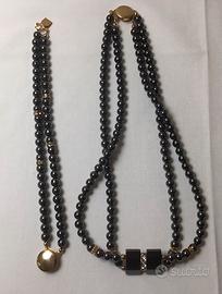 Collana e Bracciale in ematite Nuovo