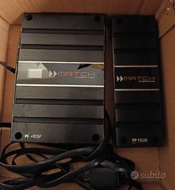 Impianto Audio Auto Match Plug&Play (DSP + Sub)