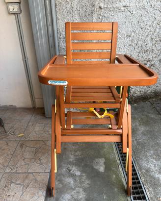 Seggiolone foppapedretti in legno