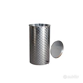 Botte vino 100 lt fusto acciaio galleggiante olio