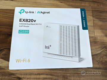 Router con WAN 2,5 Gbps !! TP-Link EX820v Wi-Fi 6