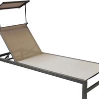 LETTINO MADISON alluminio col.taupe