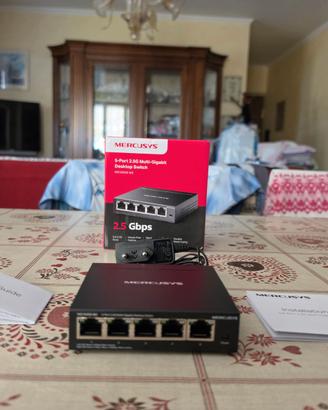 TPLink Mercusys MS105GS-M2 Switch Ethernet 2.5 Gb