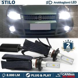 Lampade LED H7 per Fiat Stilo ANABBAGLIANTI 6500K