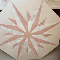 rosa dei venti in marmo