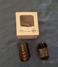 Caricatore Desktop GaN Pro 200W – Stazione di Ric