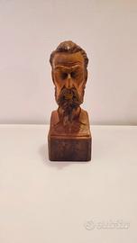 Scultura Don Chisciotte in legno 