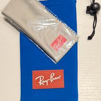 Porta occhiali blu in stoffa Ray- Ban