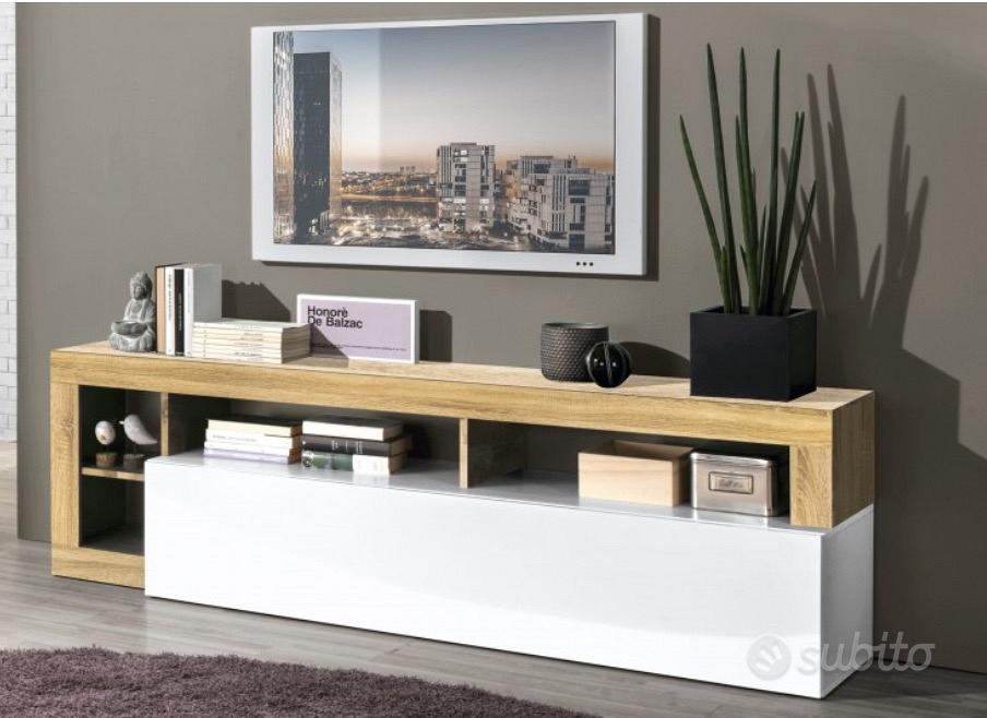 Arredamento Centro Convenienza Porta Tv Mobile Ingresso Sospeso Pz