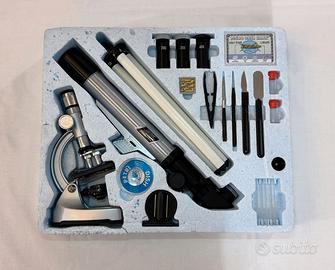 Microscopio 900x e telescopio