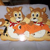 attaccapanni bambini in legno