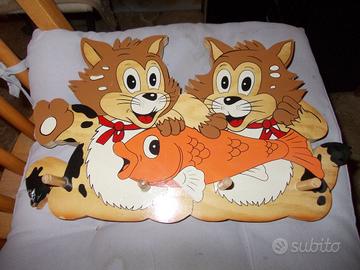 attaccapanni bambini in legno