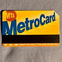 Rara carta MetroCard New York (scad. 11/2011)