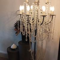 Lampadario da terra stile chandelier con 12 luci
