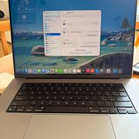 MacBook Pro 16” M1 Max 1 ciclo batteria.