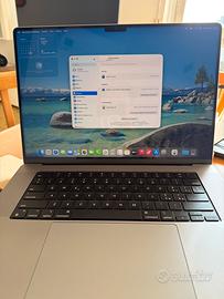 MacBook Pro 16,2” M1 MAX 1 ciclo batteria.