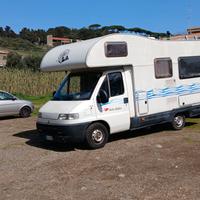 Camper mansardato fiat ducato 1.9 turbo diesel