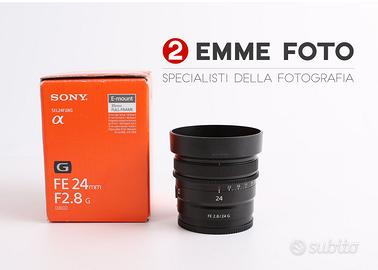 SONY FE 24 mm F2.8 G - USATO GARANTITO