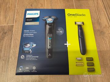 Philips 7000 SkinIQ e rifinitore One Blade 