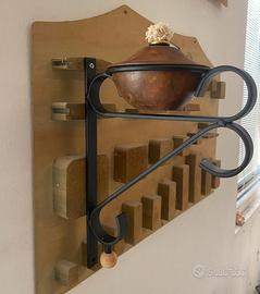 Lampada da esterno c/stoppino per olio/citronella