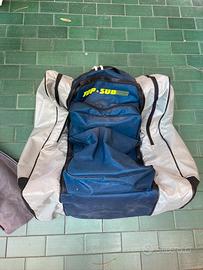 Sacca da sub pinne pesi per pesca ed altro