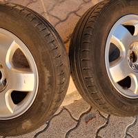 Cerchi in lega 14" Opel Corsa gomme estive