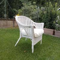 Poltrona in rattan