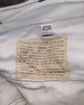Us Army M-1943 Jacket and Trouser Reenacting