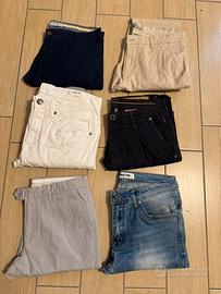 Stock 6 Pantaloni Uomo tg. 44 - Chino e Jeans