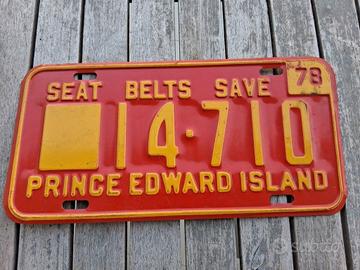 Targa auto Canada Prince Edward Island