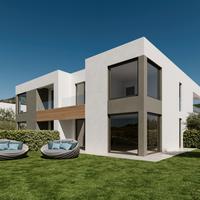 Villa su due livelli con giardino e piscina