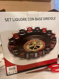 Set liquore con roulette