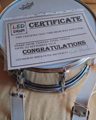 Rullante Led Drum Yamaha Steel