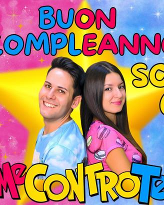 Poster Striscione COMPLEANNO ME CONTRO TE 150X100 