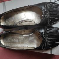 scarpe donna nere  tacco 4 cm 