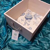 scatola/cassetto porta oggetti shabby
